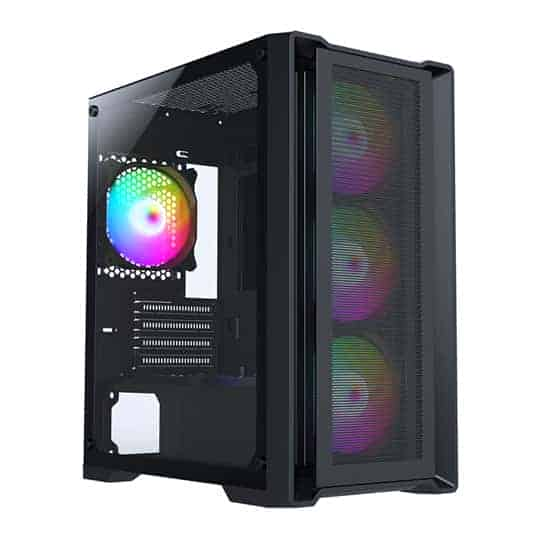 CiT Vento Micro-ATX Black PC Gaming Case